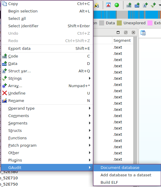 Plugin GLIMPS Audit X IDA