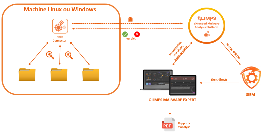 host connector GLIMPS